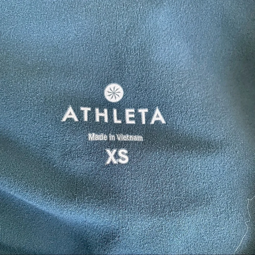 Athleta Diamond Cobra Cutout Ankle Tights Yoga Leggings XS Green High Waisted - Picture 8 of 13